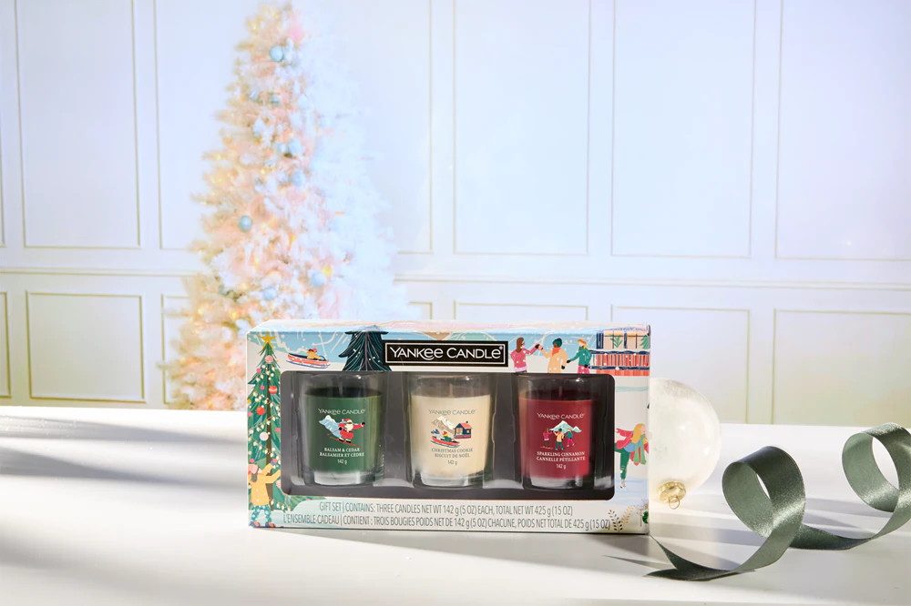 Yankee Candle Duftkerze XL Yankee Candle grosses 3er Set Christmas 2025 Weihnachten
