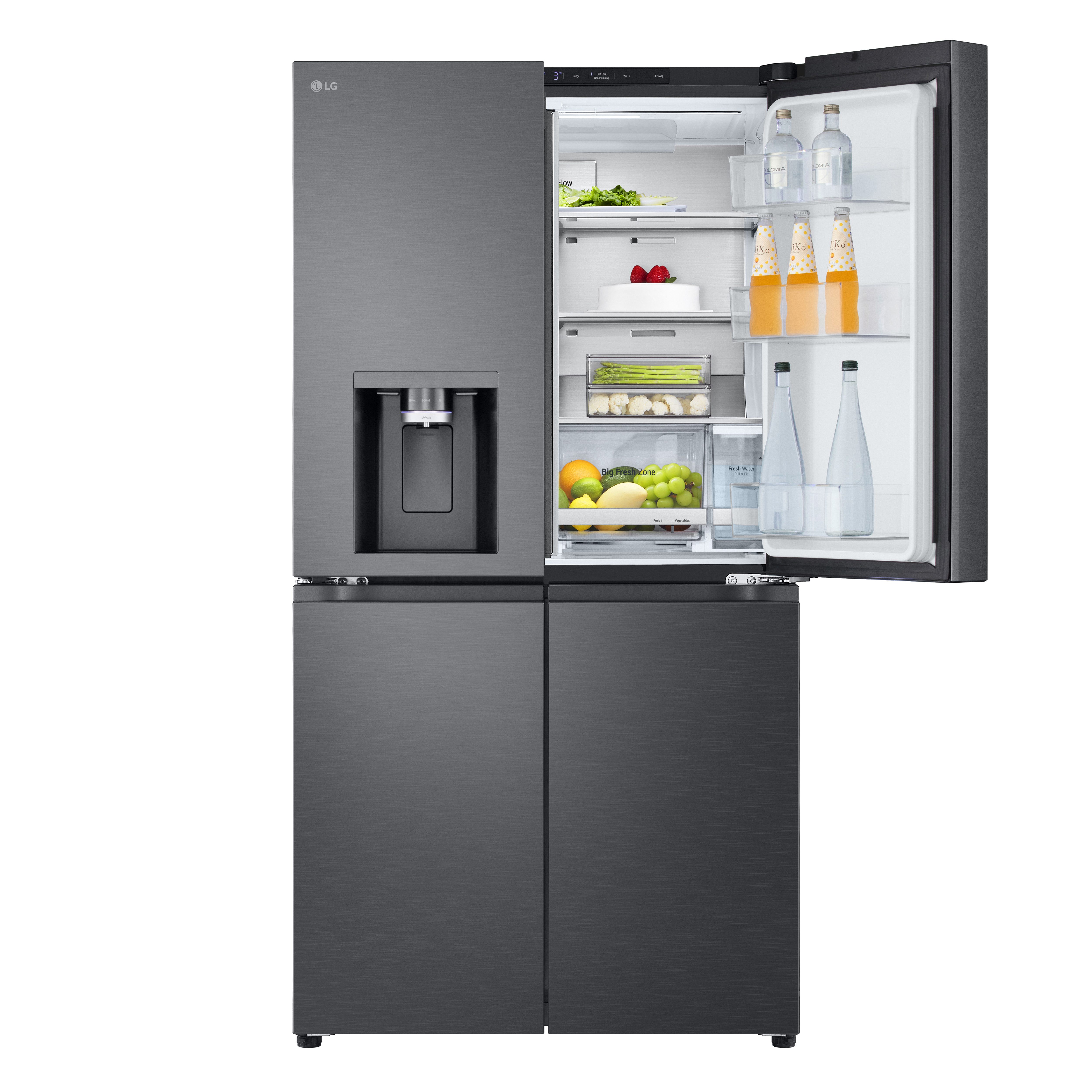 LG Multi Door GMF961EV6C, 179,2 cm hoch, 91,4 cm breit, Wassertank