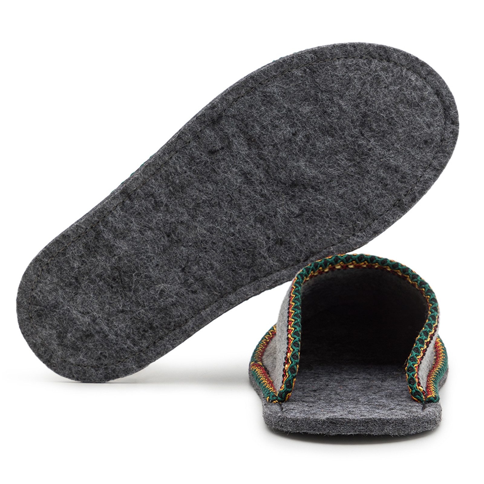Pantoffelmann Gästepantoffel Herren Damen Gästehausschuh Filzpantoffel Pantoffel Pantoffel (1 Paar) Filzpantoffeln, Gästepantoffel besonders leicht – Bild 4 von 5