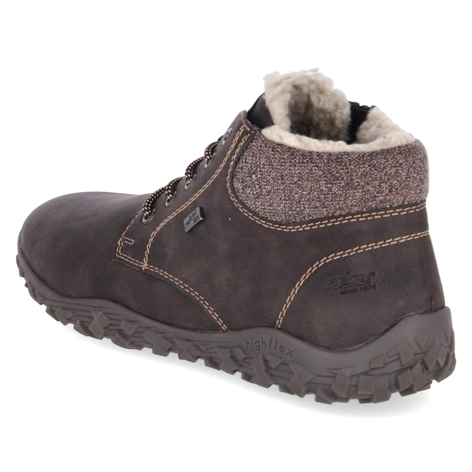 Rieker Rieker Winterstiefel 08130-25 Herren Synthetik brown Schnürstiefel – Bild 3 von 5