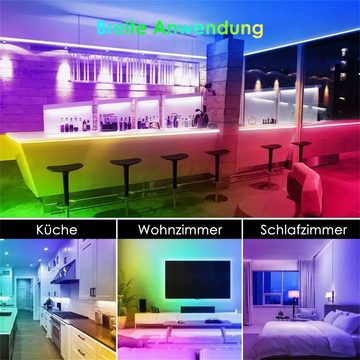 Bifurcation LED Dekolicht LED-Lichtleiste, Schlafzimmer-Musik-Farbwechsellicht mit Fernbedienung