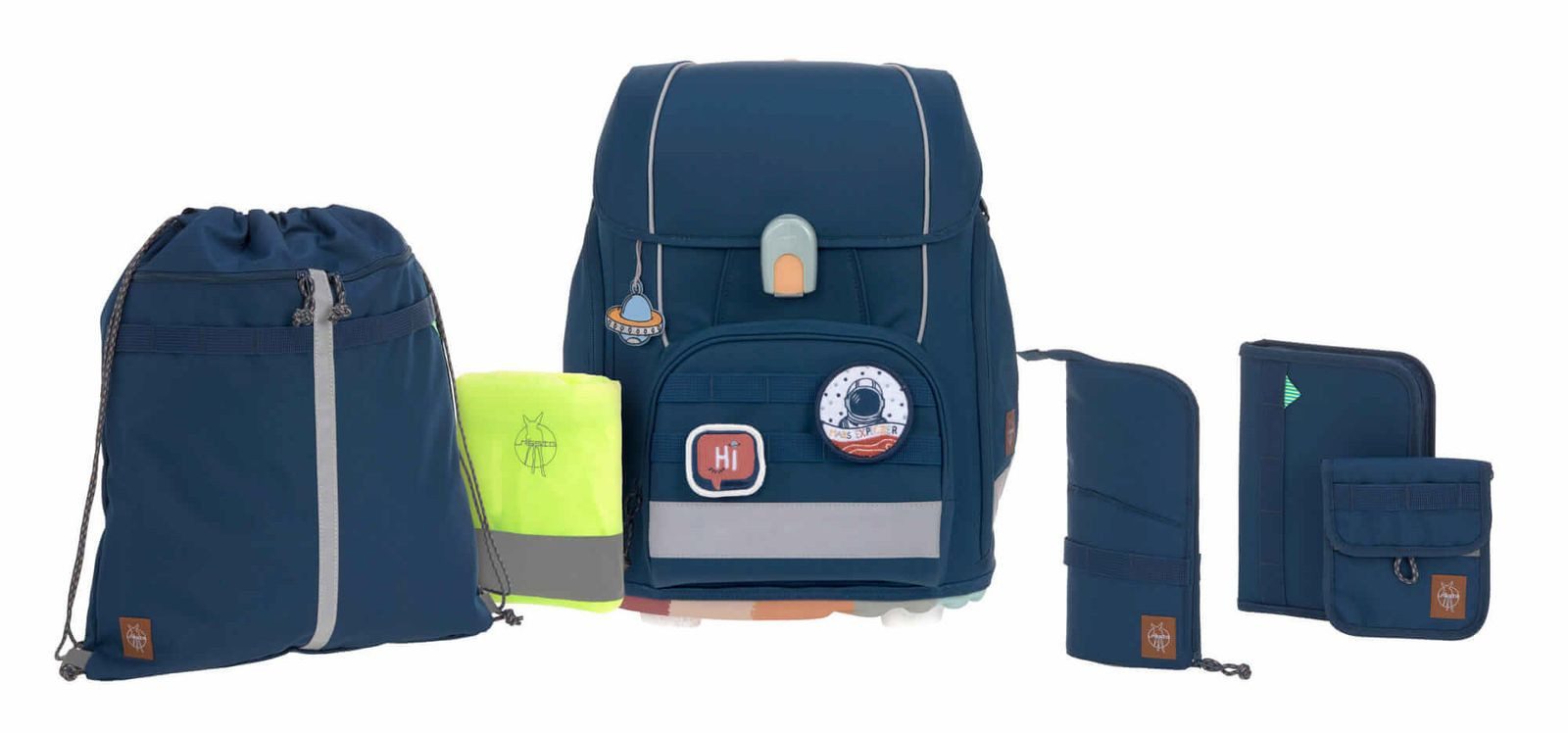 LÄSSIG Schulranzen School Set Boxy Unique (Set, 5-tlg)
