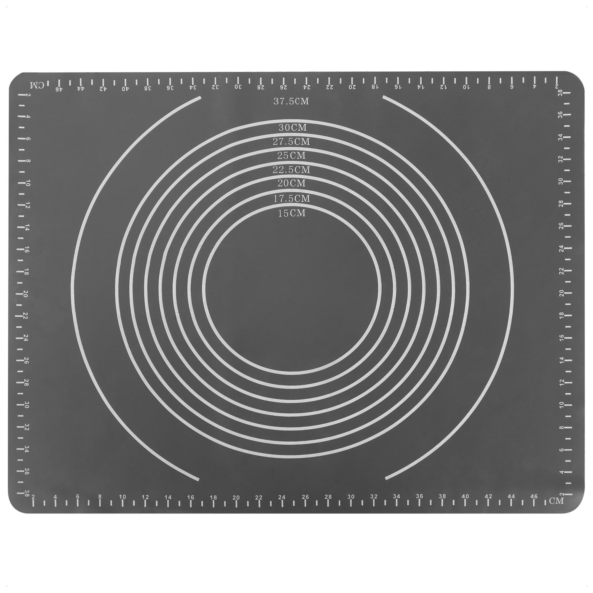 com-four Backmatte Silikon Backmatte - nachhaltige Alternative zu Backpapier, (1-tlg), rutschfeste Backunterlage für den Backofen