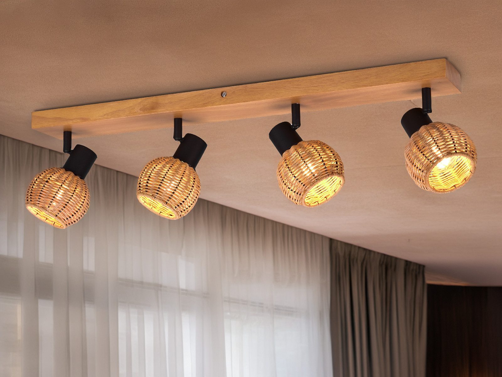 meineWunschleuchte Deckenstrahler, ohne Leuchtmittel, innen Deckenleuchte m günstig online kaufen