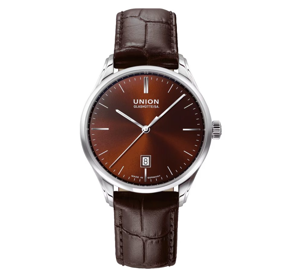 Automatikuhr Glashütte UNION Herrenuhr Viro Automatik Datum