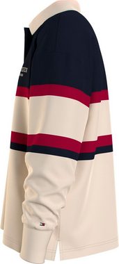Tommy Hilfiger Sweatshirt MONOTYPE COLOR BLOCK RUGBY mit Knöpfen am Kragen