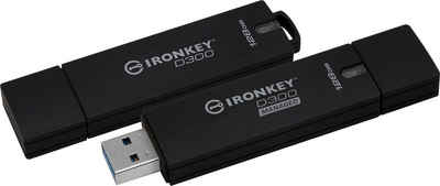 Kingston IronKey D300 64GB USB-Stick (USB 3.2, Lesegeschwindigkeit 250 MB/s)