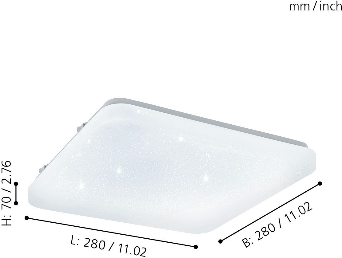 EGLO LED Deckenleuchte FRANIA-S, LED fest günstig online kaufen