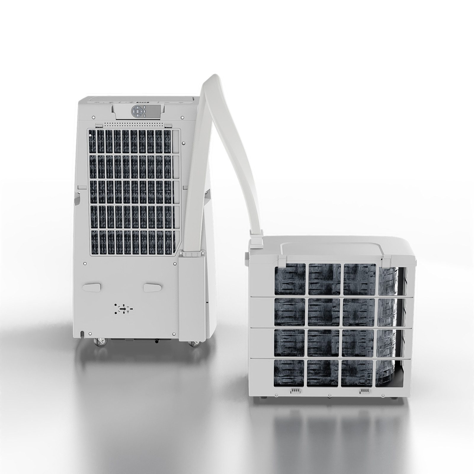 FM-SOLAR Klimagerät YFG-12H/FC6-W, Klimagerät Mobile Split Klimaanlage 12000BTU heizen kühlen Halterung