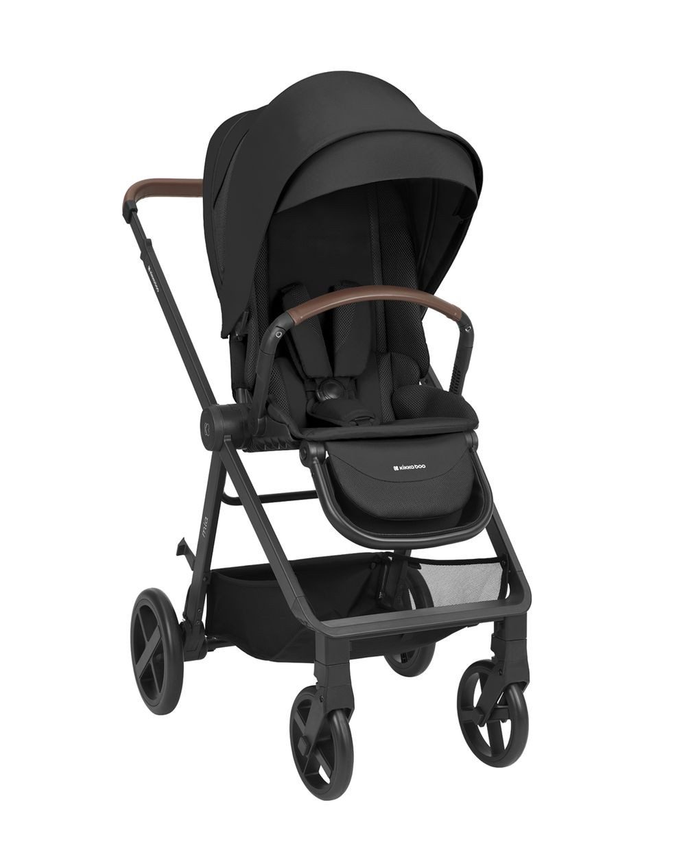 Kikkaboo Kombi-Kinderwagen Kombikinderwagen Mia 3 in 1, Babywanne Babyschale Wickeltasche Matratze