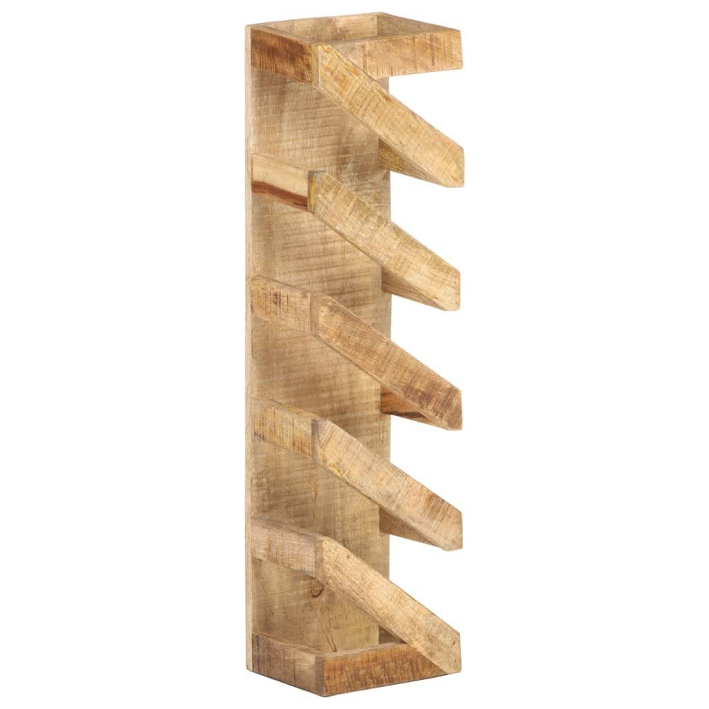 vidaXL Weinregal Weinregal für 5 Flaschen Massivholz, 1-tlg.
