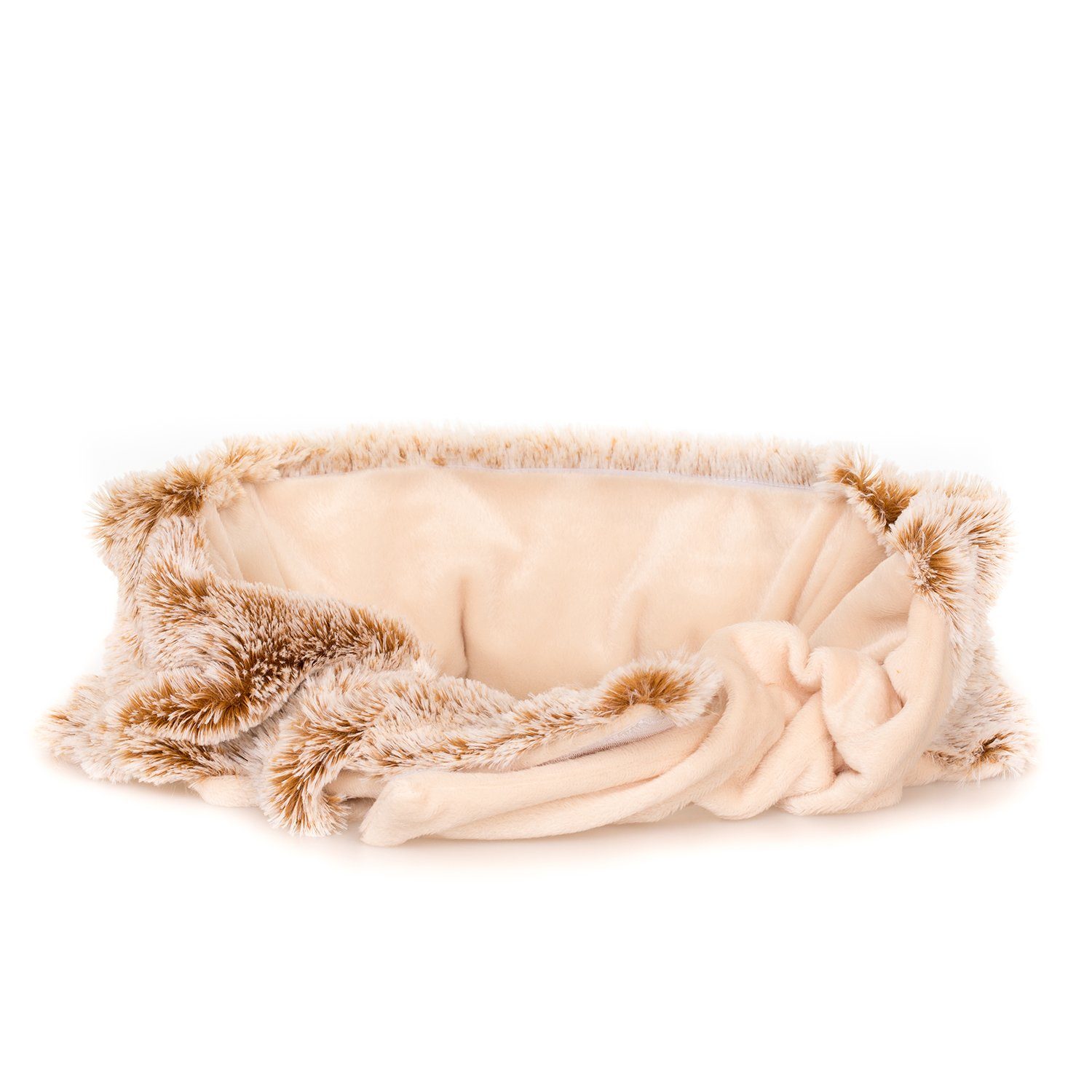 Habibi Plush Wärmekissen Habibi Wärmegürtel creme Mikrowelle/Ofen, (1 Wärmegürtel)