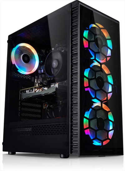 Kiebel Speed Gaming-PC (AMD Ryzen 7 AMD Ryzen 7 3800X, RTX 3060, 32 GB RAM, 1000 GB SSD, Luftkühlung, ARGB-Beleuchtung, WLAN)
