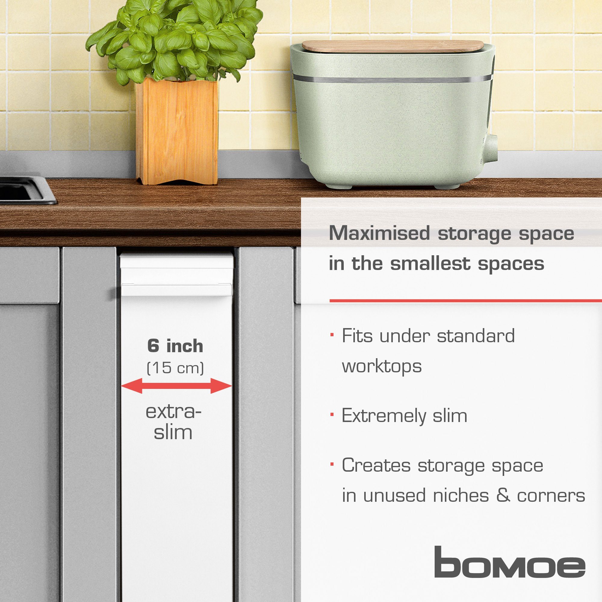 bomoe Regalwagen Hylla, Nischenwagen als Badregal oder Gewürzregal günstig online kaufen