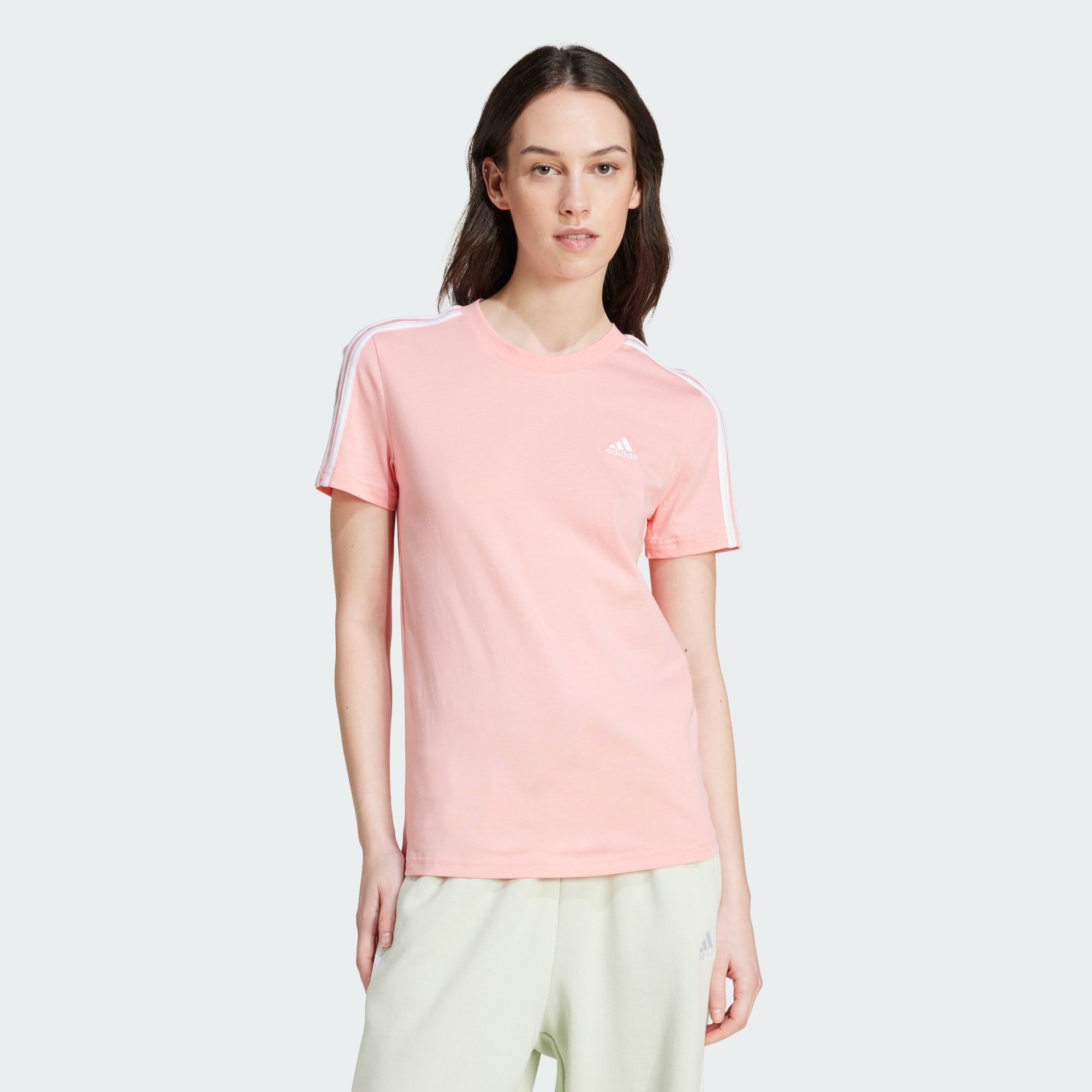 T-Shirt LOUNGEWEAR ESSENTIALS SLIM 3-STREIFEN T-SHIRT