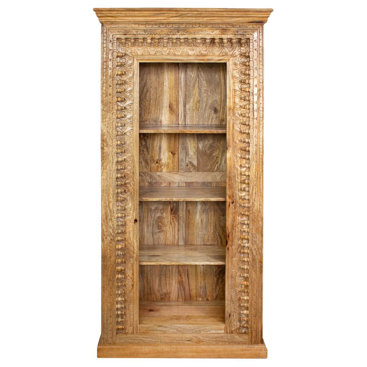 Oriental Galerie Standregal Natur Regal Schrank Indien 175 cm