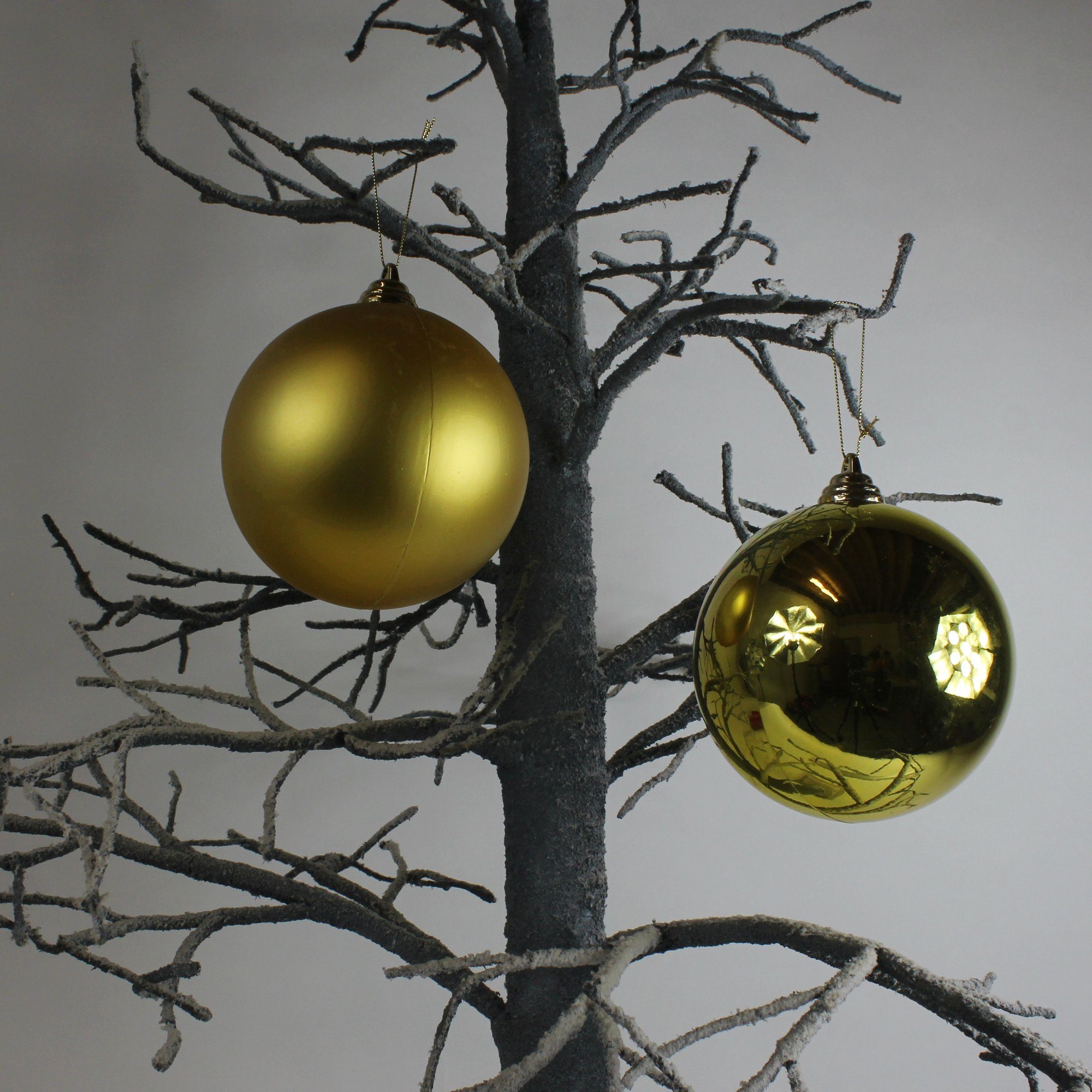 Stück Lucht 4 Lucht gold Kunststoff 12 Weihnachtsbaumkugel Weihnachtskugeln cm von