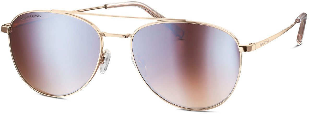 Marc O'Polo Pilotenbrille Modell 505066 Logoschriftzug auf dem Glas goldfarben | Sonnenbrillen