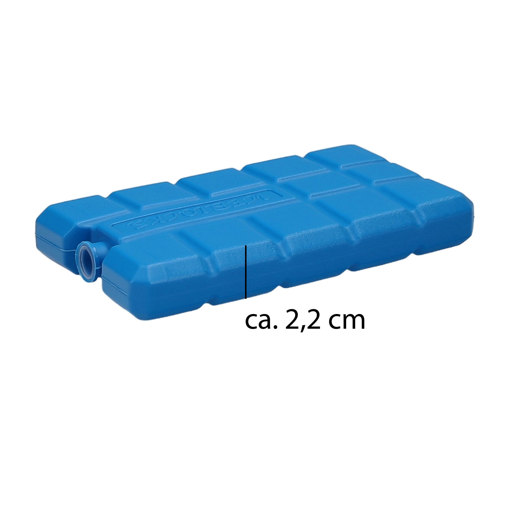 VonBueren Kühlakku Set, 200 g, 8,1 x 15,2 x 2,2 cm, blau