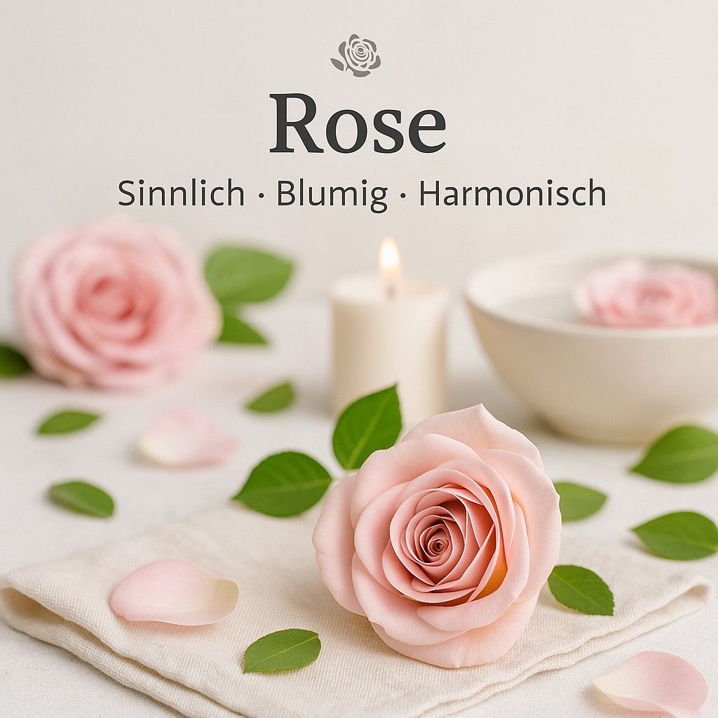 Dufte Momente Massageöl Rose 250ml - 3 L, hochwertige Pflanzenöle als Basis, vegan und ohne Tierversuche