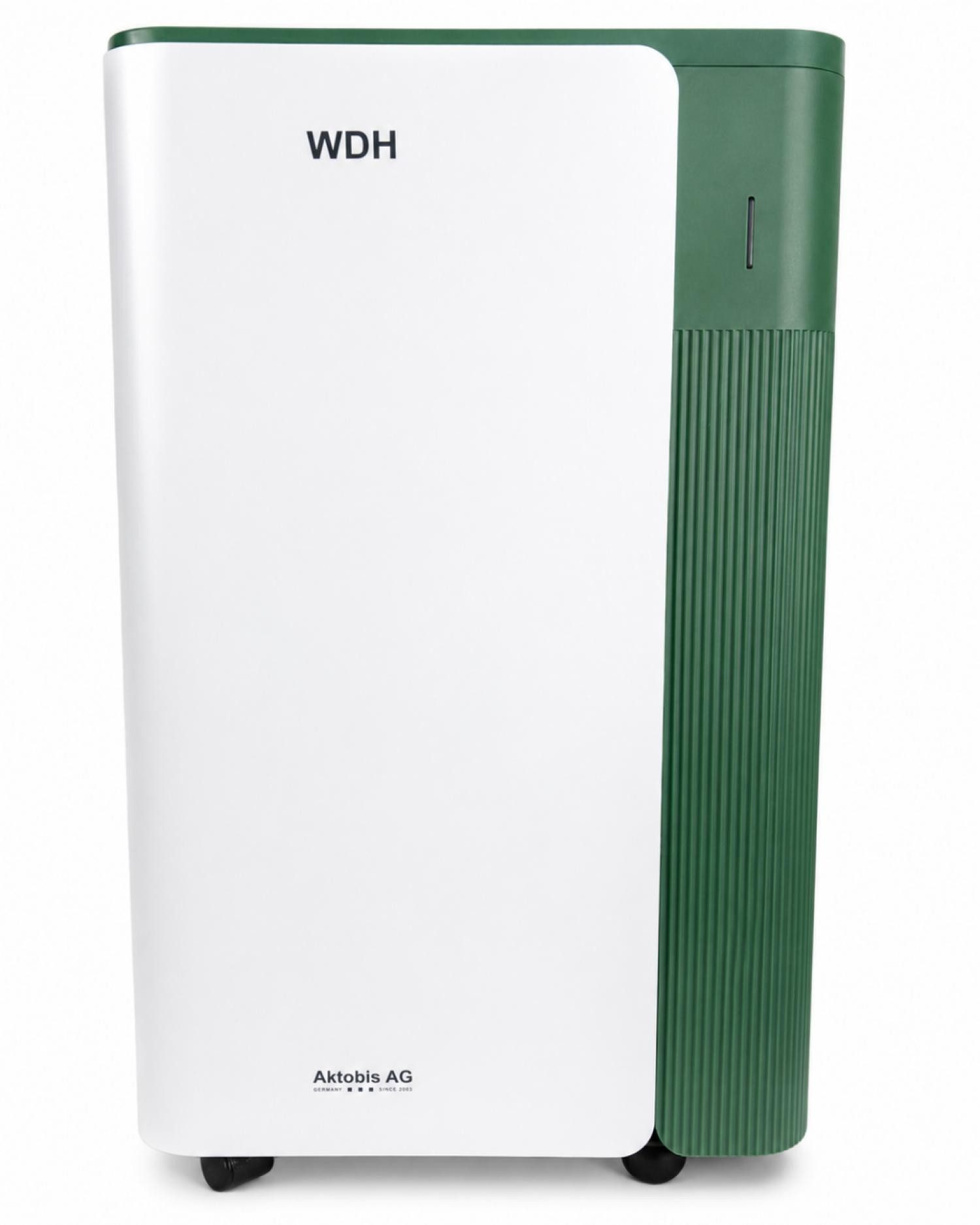 WDH Luftentfeuchter WDH-118LEW gegen Feuchtigkeit, Kondenswasser & muffige Luft, für 20 m³ Räume, Tank 4,5 l, Bis zu 20 Liter Entfeuchtungsleistung pro Tag