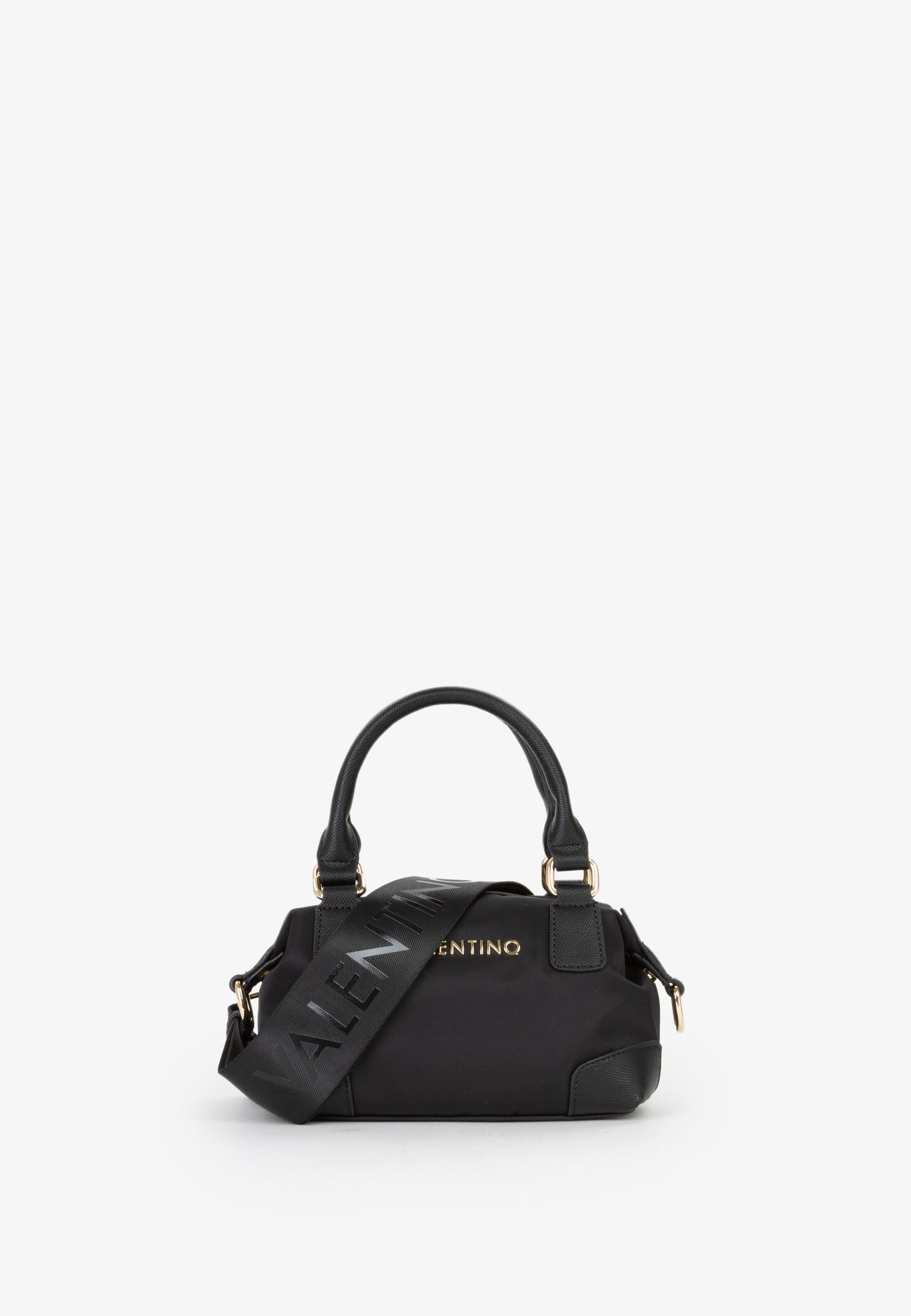 VALENTINO BAGS Shopper JOLLY BIS RE, Damen Handtasche, Schultertasche mit goldfarbenen Logoschriftzug