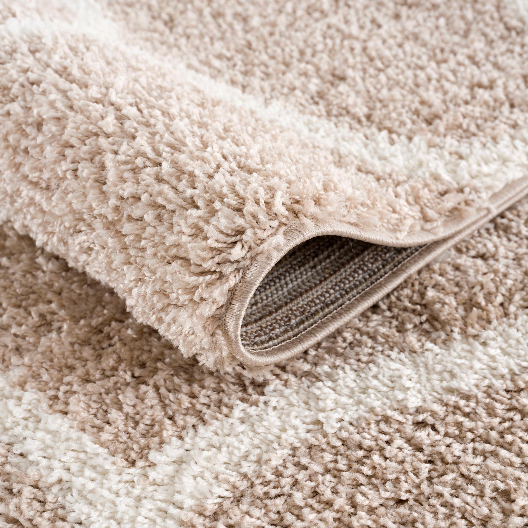 Sanat Hochflor-Teppich Madrid, rund, Höhe: 30 günstig online kaufen