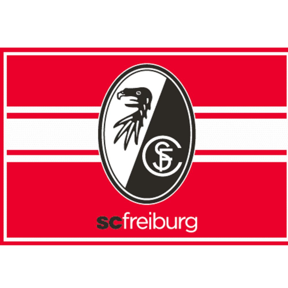 SC Freiburg Fußmatte SC Freiburg Fußmatte "rot-weiß", Höhe: 8 mm
