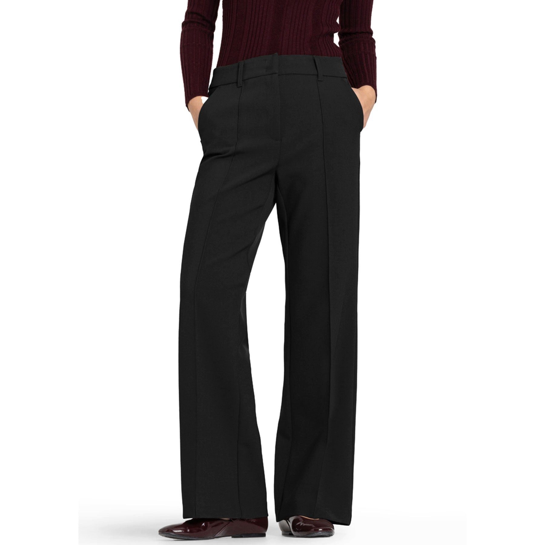 Cambio Stoffhose CAMBIO Hose AMELIE mit Viskose - Schwarz