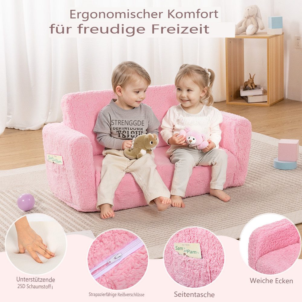 CAVEEN Kindersofa, Kindersofa 2-in-1 1 Teile, günstig online kaufen