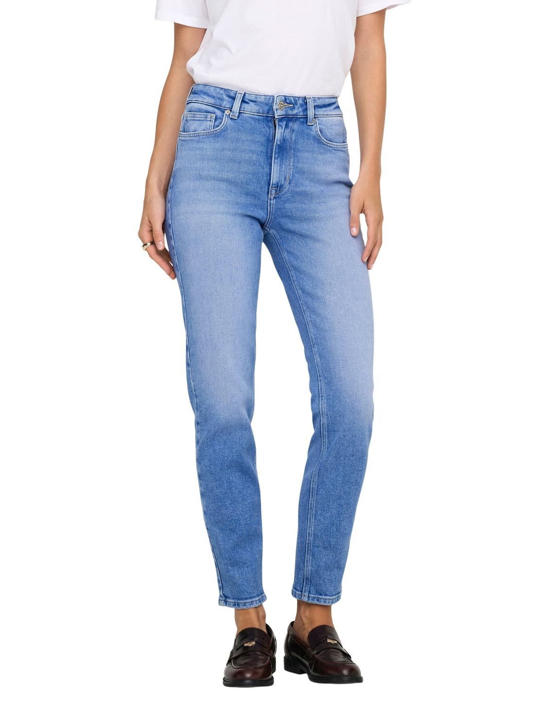 ONLY Straight-Jeans ONLEMILY STRETCH HW ST AK DNM mit Stretch
