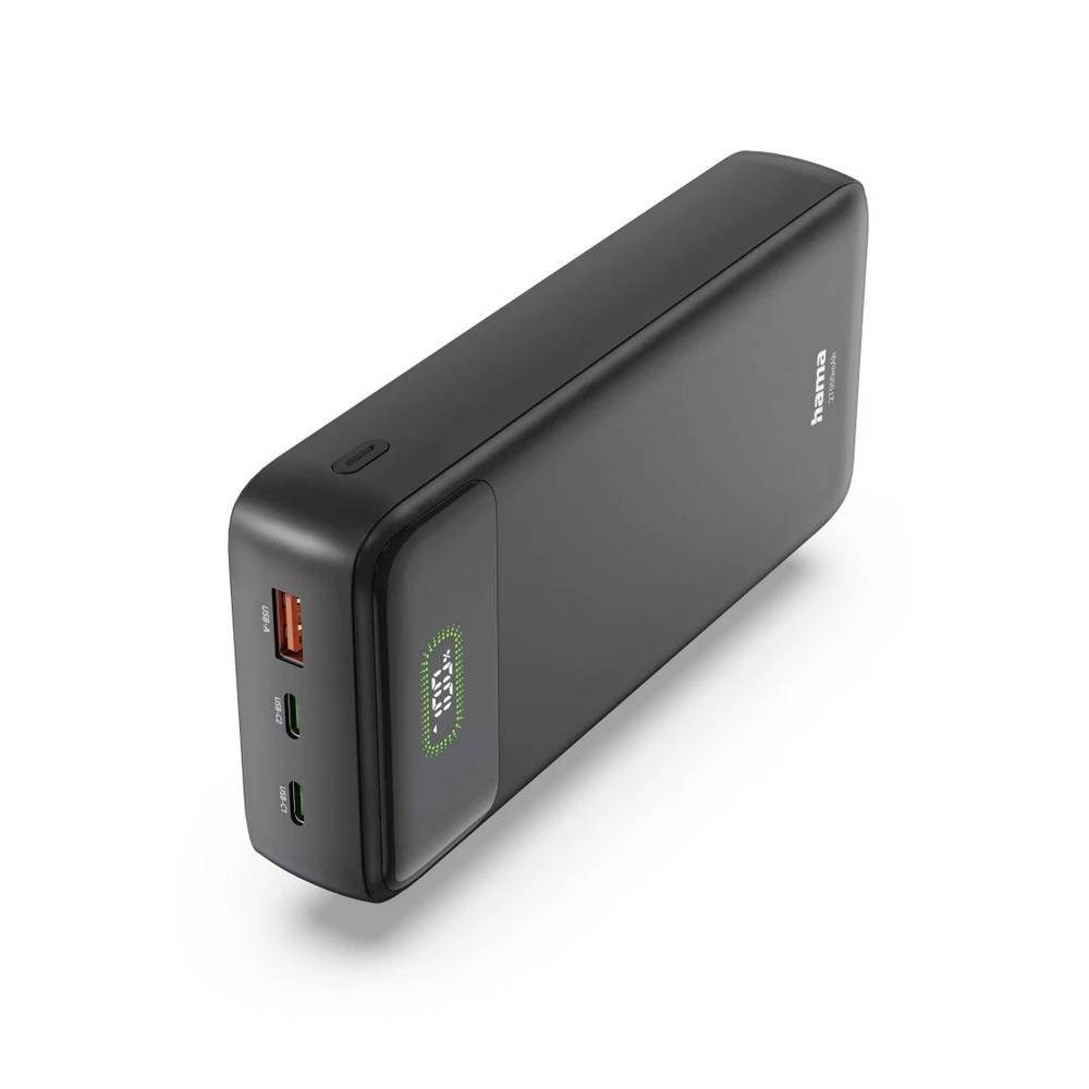 Hama Powerbank 27000 mAh Quick Charge 3.0 LiPo Anthrazit Statusanzeige Powerbank