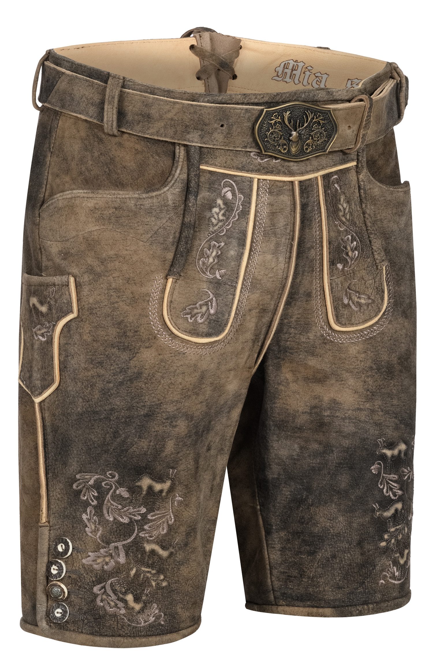 Nübler Trachtenlederhose Lederhose Beneditto in Rum von Nübler günstig online kaufen