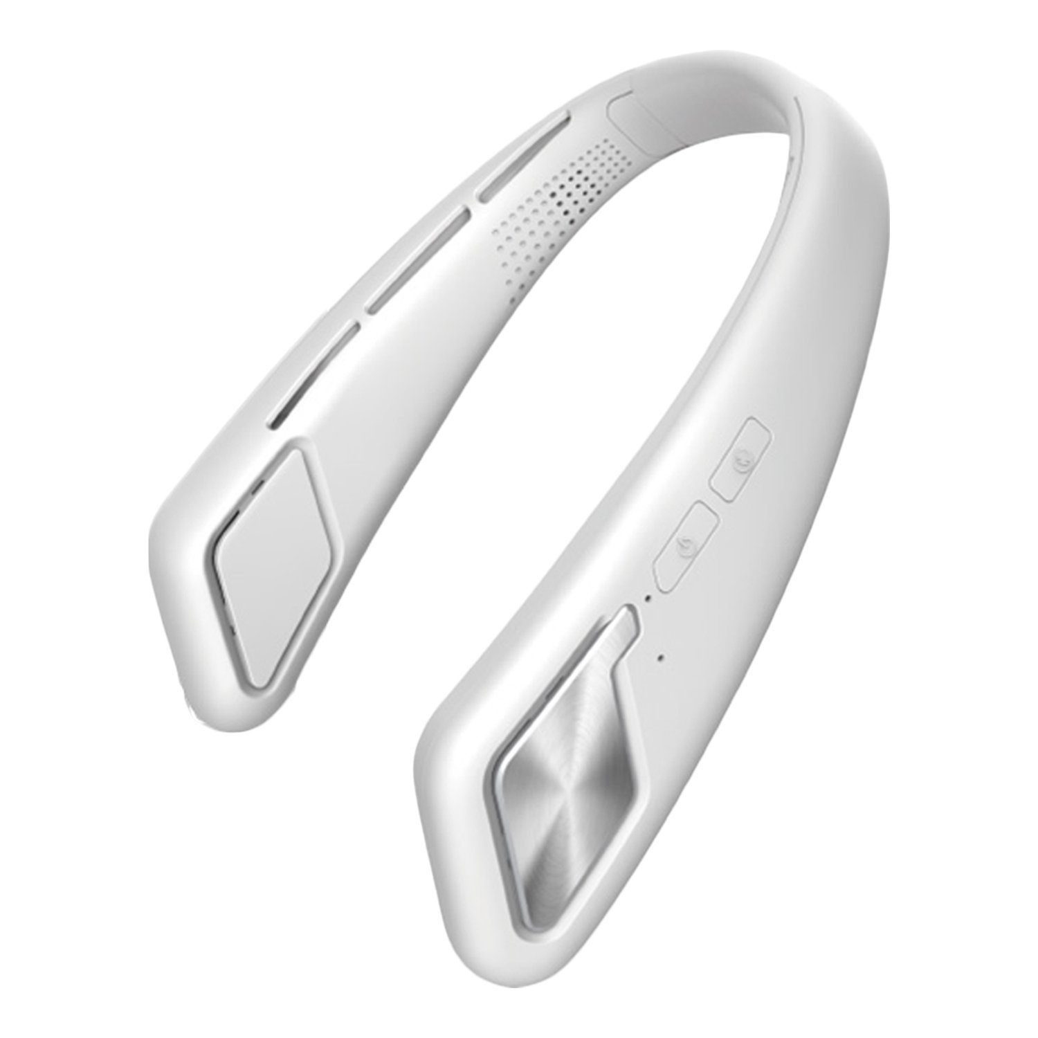 feinlux Mini USB-Ventilator Mini-USB-Ventilator, Bluetooth-Lautsprecher-Ventilator für den Hals, 360° freie Rotation, Bluetooth-Konnektivität