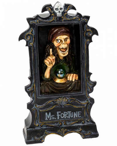 Horror-Shop Dekofigur Leuchtende Ms. Fortune Halloween Deko Figur aus Ku