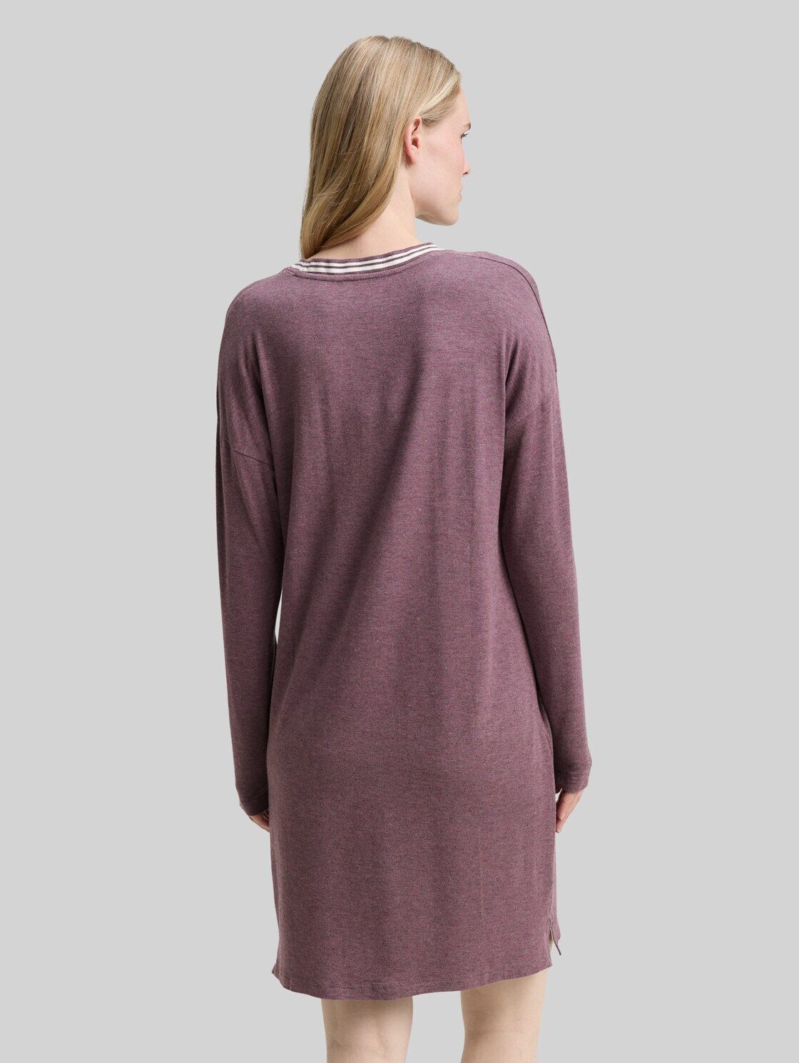 TOM TAILOR Nachthemd Bodywear Nachthemd in Melange-Optik