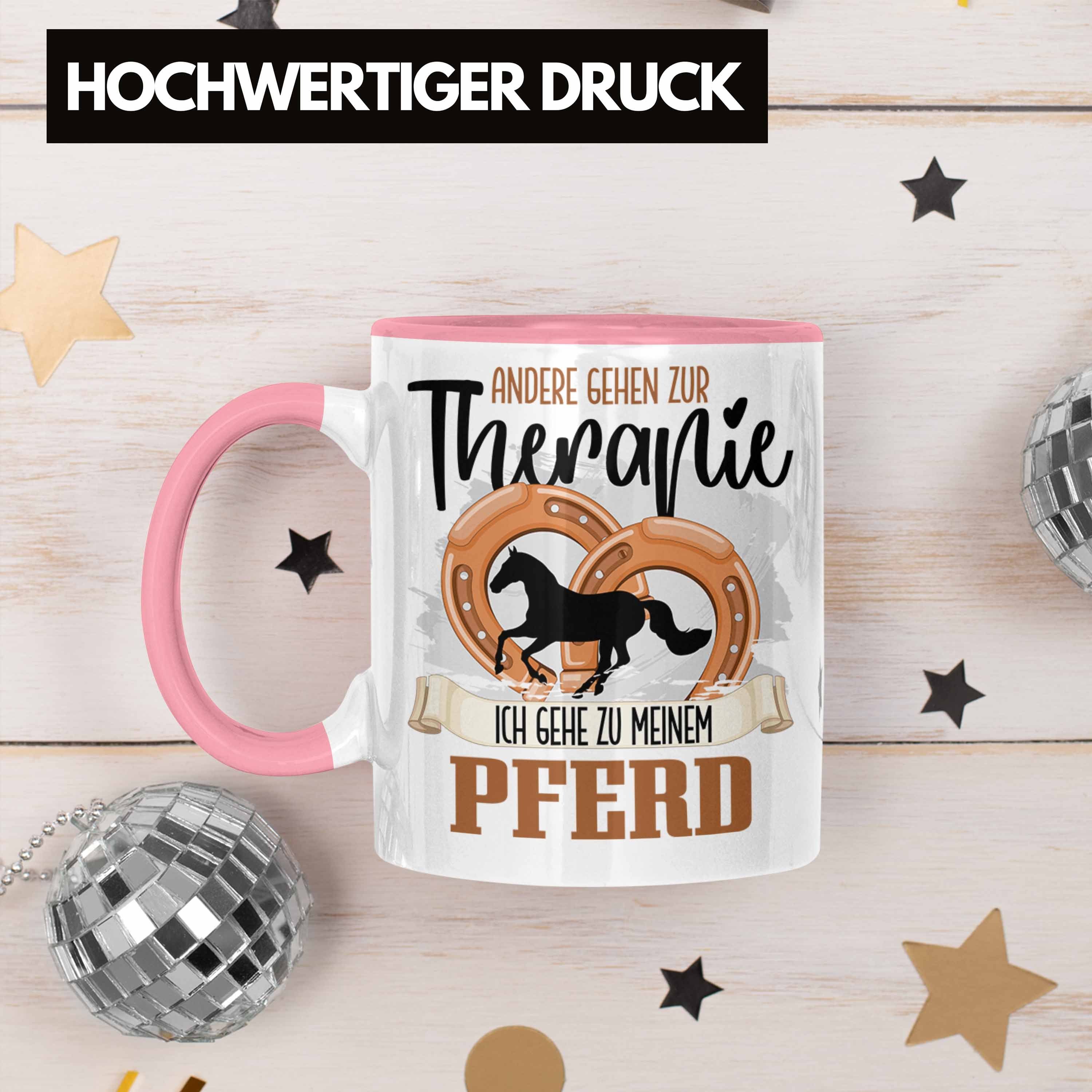 Andere Pferde Tasse Trendation Trendation für Reiterin Lustiger Geschenk - Spruch Tasse Rosa