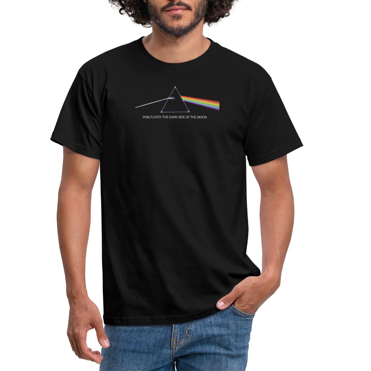 Spreadshirt T-Shirt Pink Floyd The Dark Side Of The Moon Mit Text Männer T- günstig online kaufen
