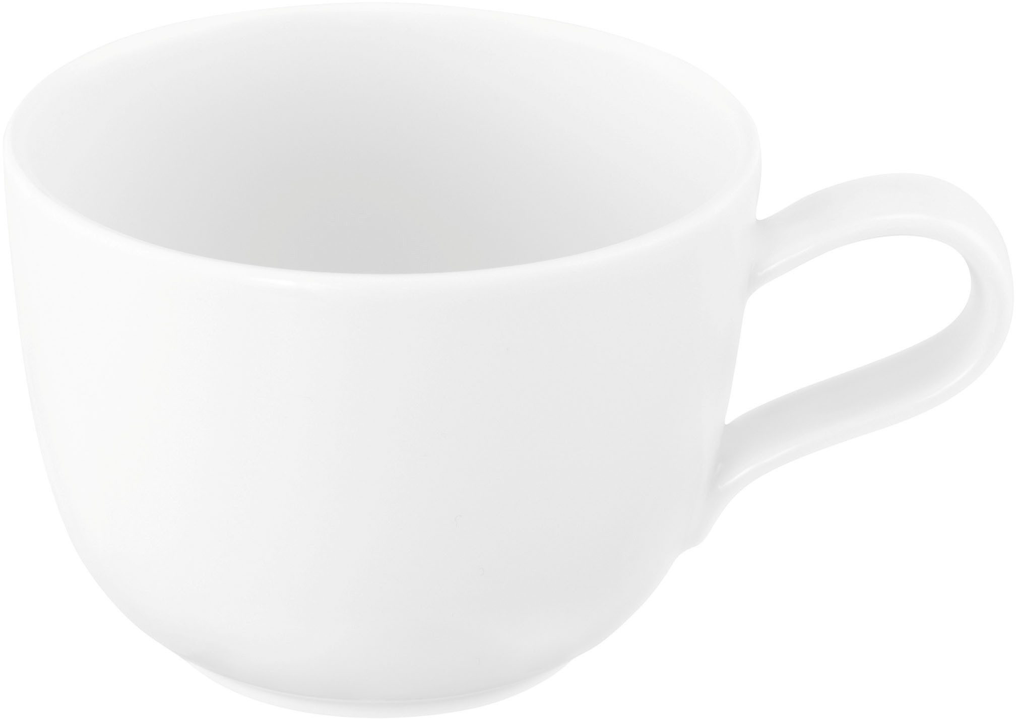 Seltmann Weiden Kaffeeservice Geschirr-Set, Service Liberty (18-tlg), 6 Personen, Porzellan, Teller Set, Tassen, weiß, Made in Germany, 18 Teile, für 6 Personen