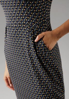 Aniston SELECTED Jerseykleid mit bunten Punkten