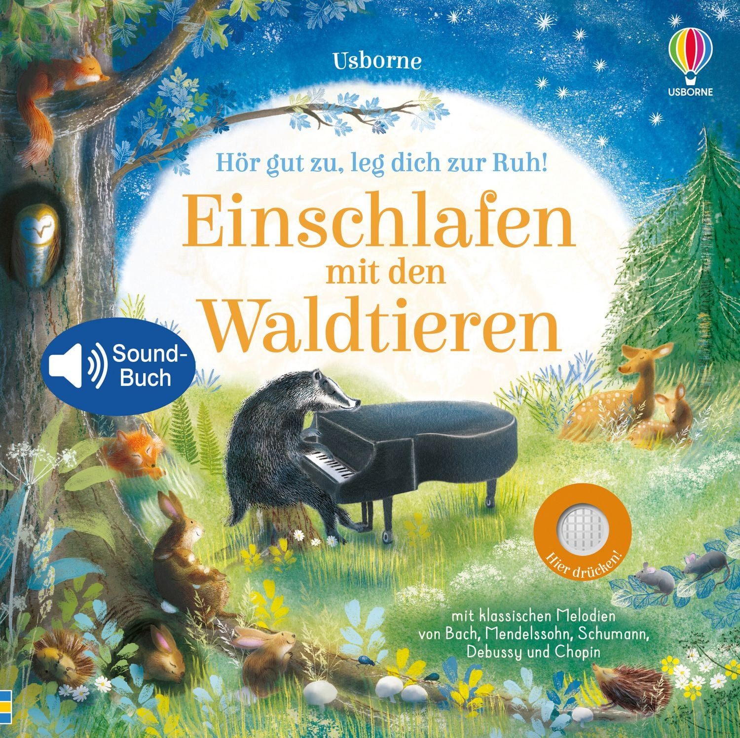 Kinderbuch Hör gut zu, leg dich zur Ruh! Einschlafen mit den Waldtieren mit 5 kla Sam Taplin