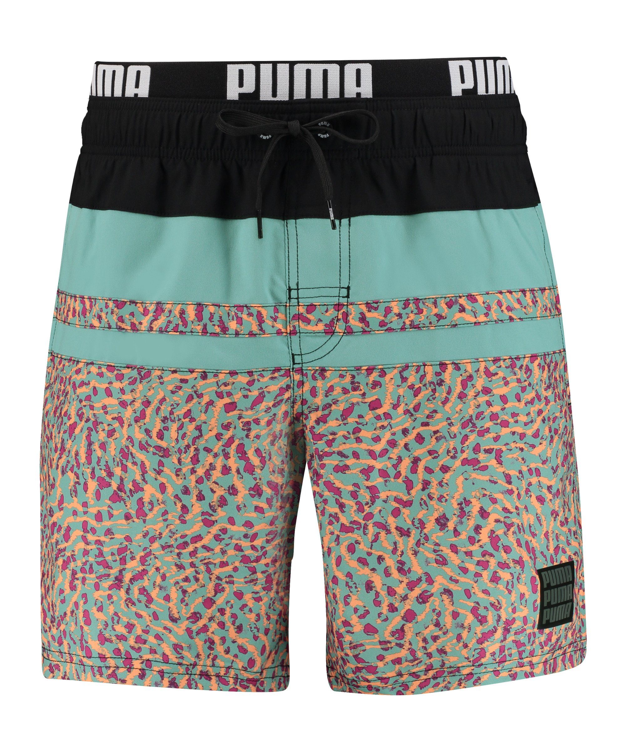 PUMA Funktionshose Swim Heritage Stripe Mid Badehose