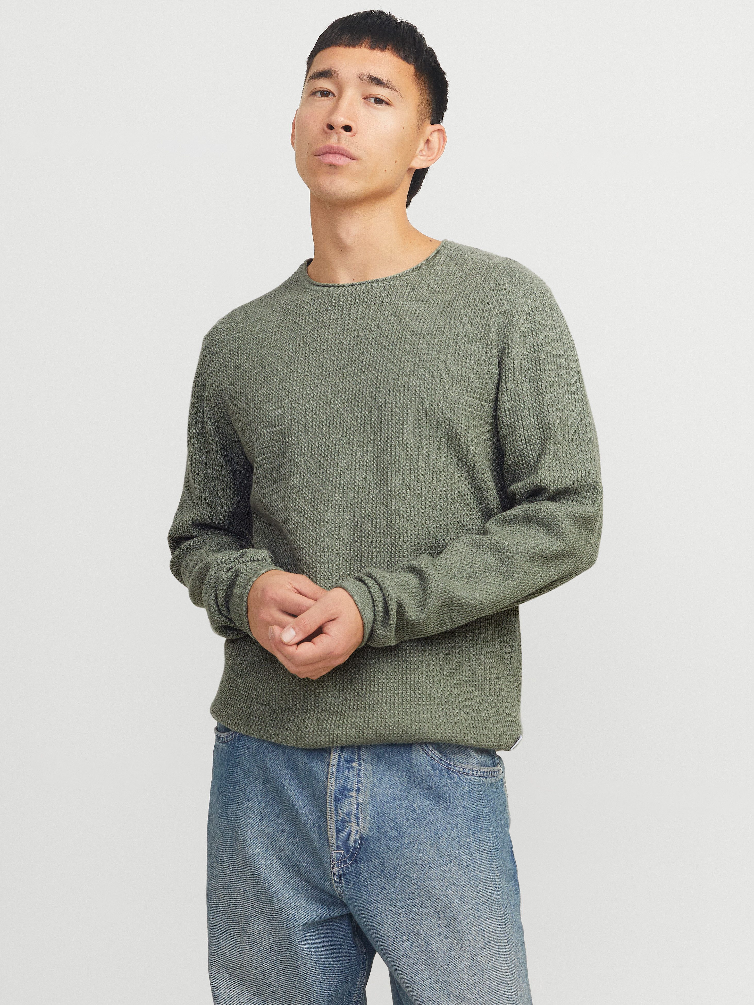 Jack & Jones Rundhalspullover JJECOOPER KNIT günstig online kaufen