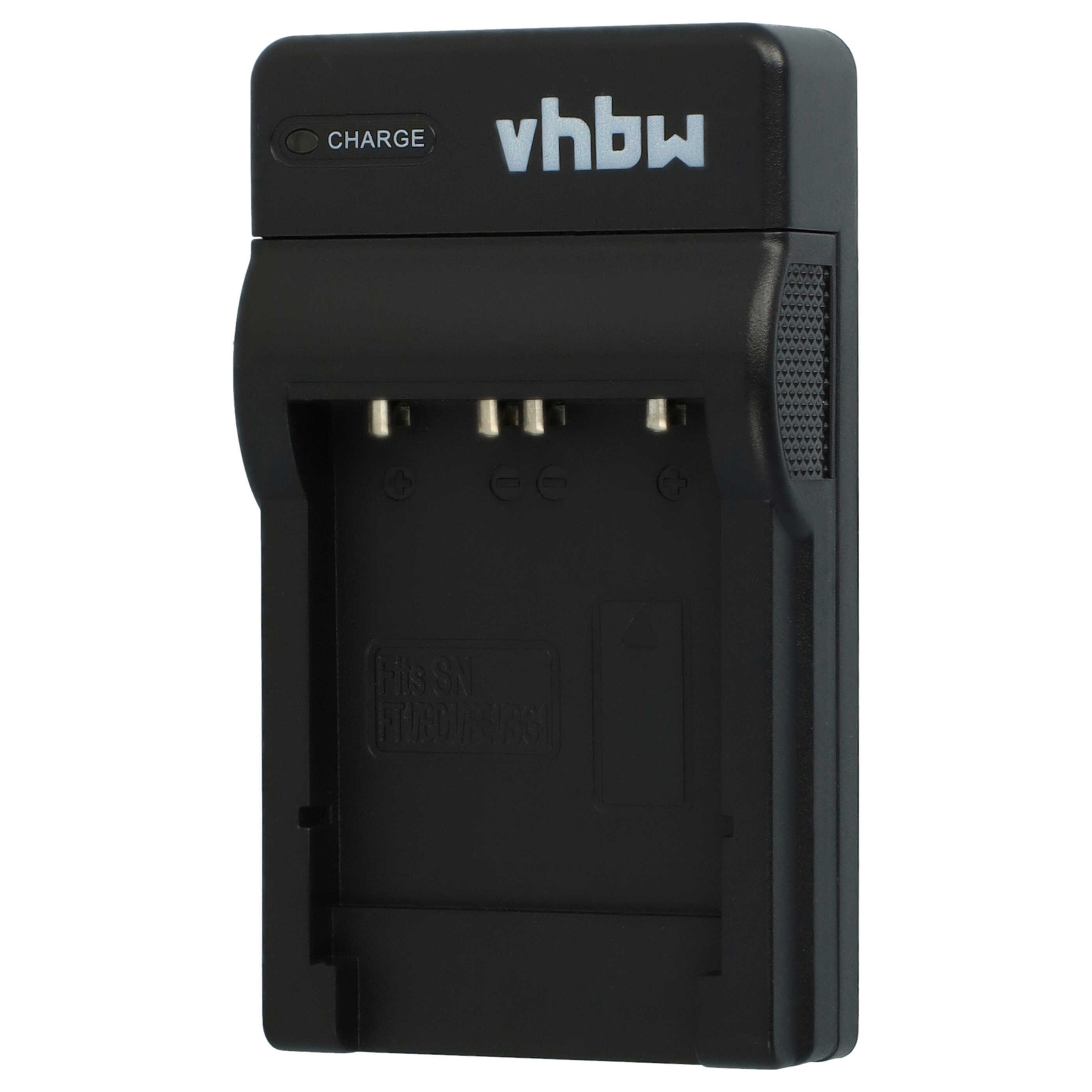 Caricabatterie USB Vhbw Per Batterie Sony Cybershot DSC-T900, TX1, T1, T3, Stazione Di Ricarica Con Cavo Micro-USB E LED - 3