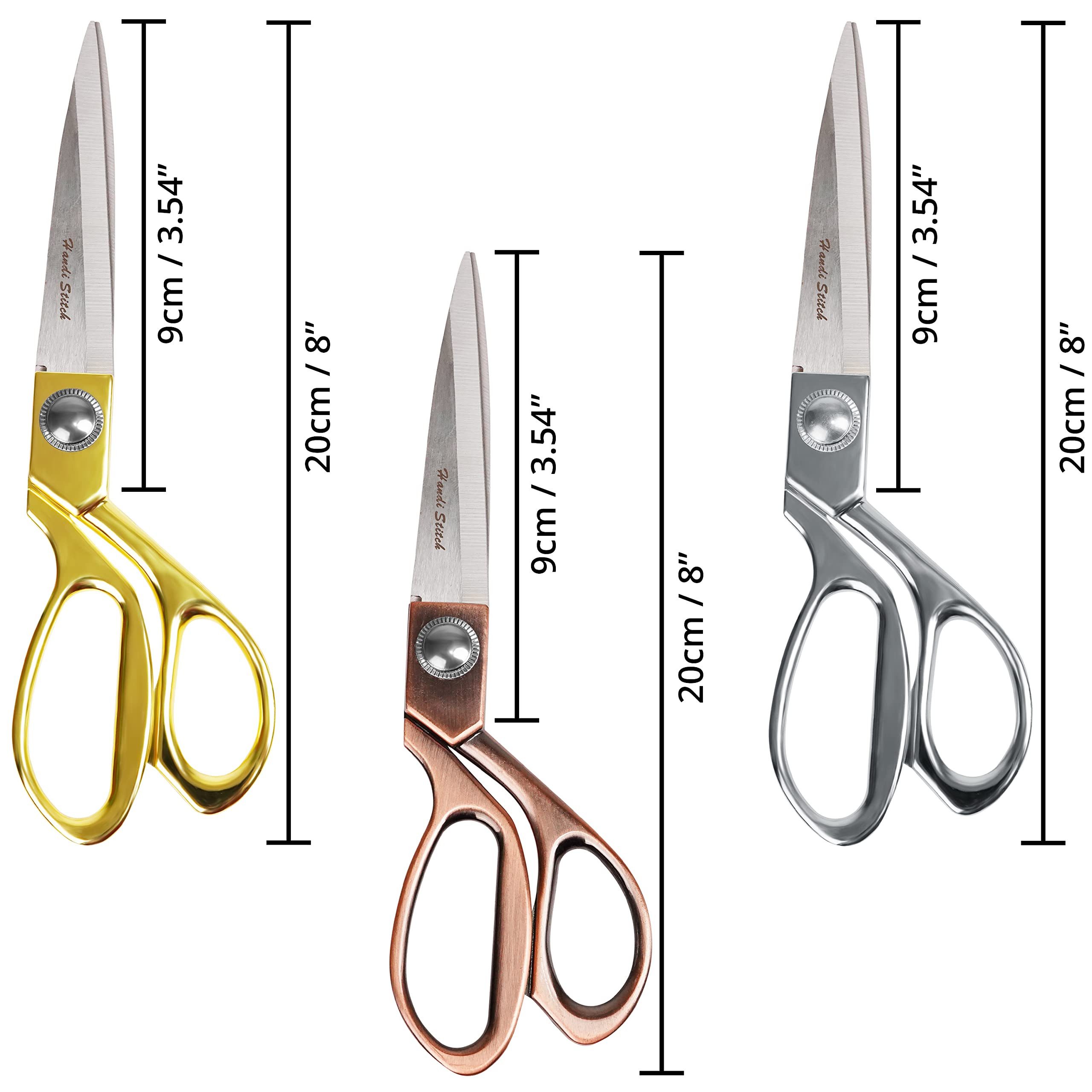 Thumbnail - Handi Stitch Papierscheren Handi Stitch 3er Pack Schneiderschere - 20 cm Edelstahl Stoffschere, (3-tlg)