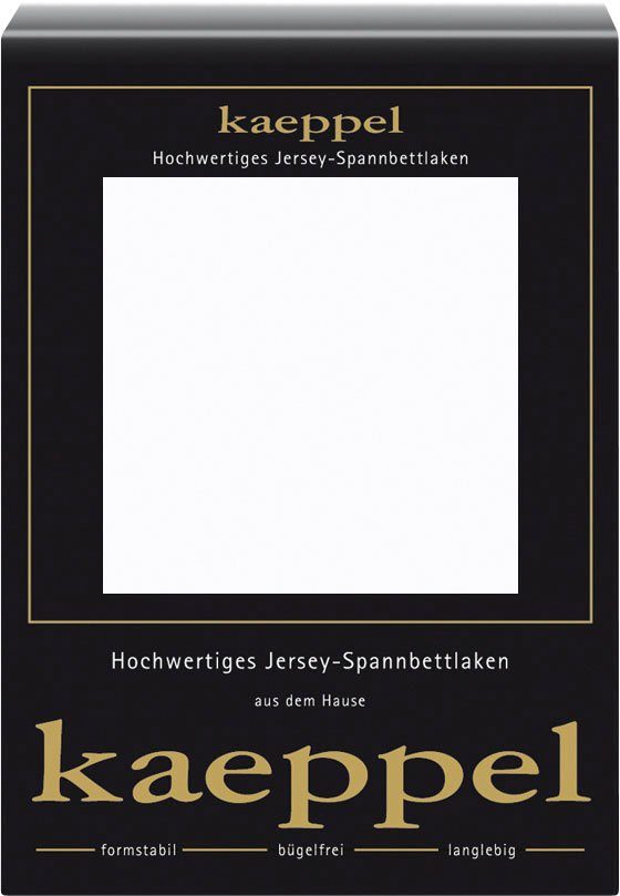 Kaeppel Spannbettlaken Single Jersey Mako Elasthan, günstig online kaufen