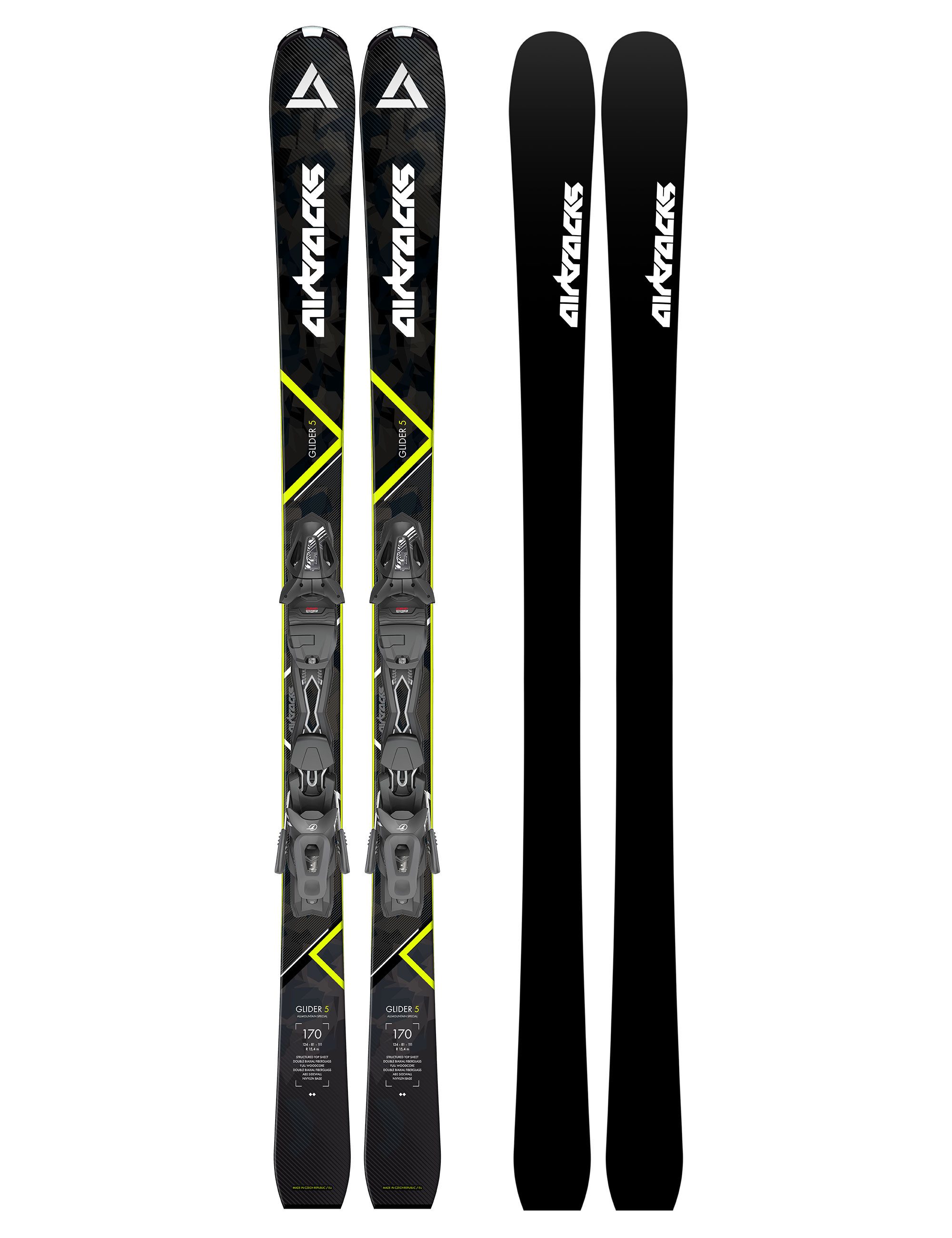 Airtracks Ski Airtracks Savage Wide Allmountain Ski mit Bindung Tyrolia PR 11 GW, Ski Längen 162cm, 170cm, 178cm - Modell 2025