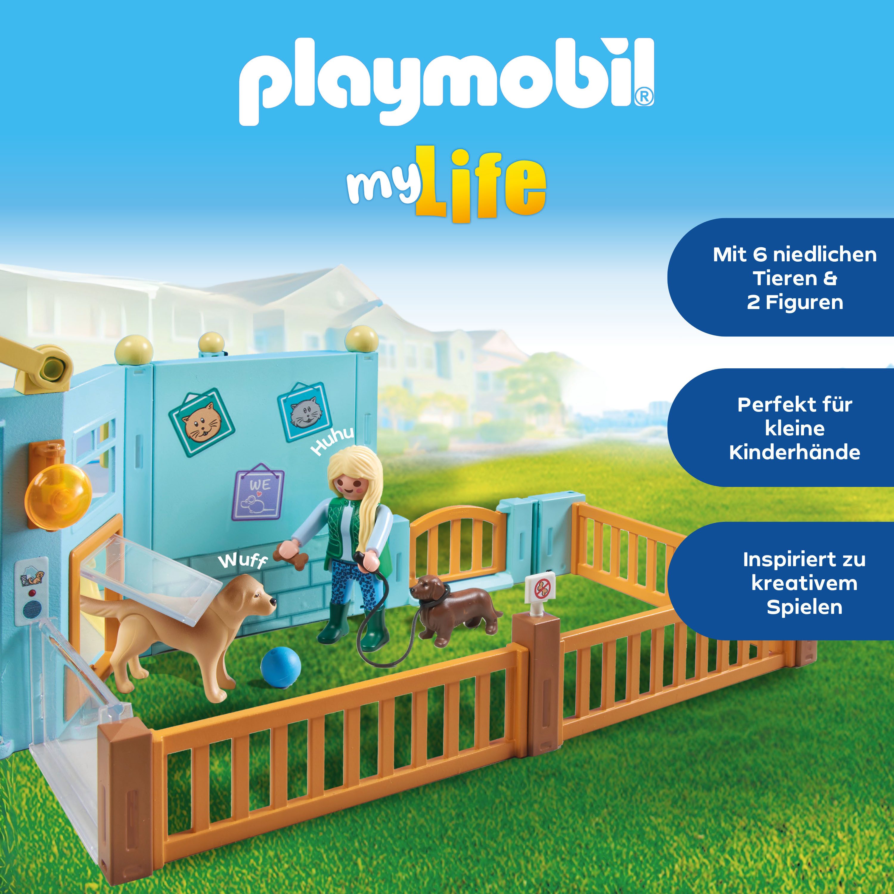 Playmobil® Tierhotel (71742), Playmobil My Life Konstruktions-Spielset, (191 St), Made in Europe