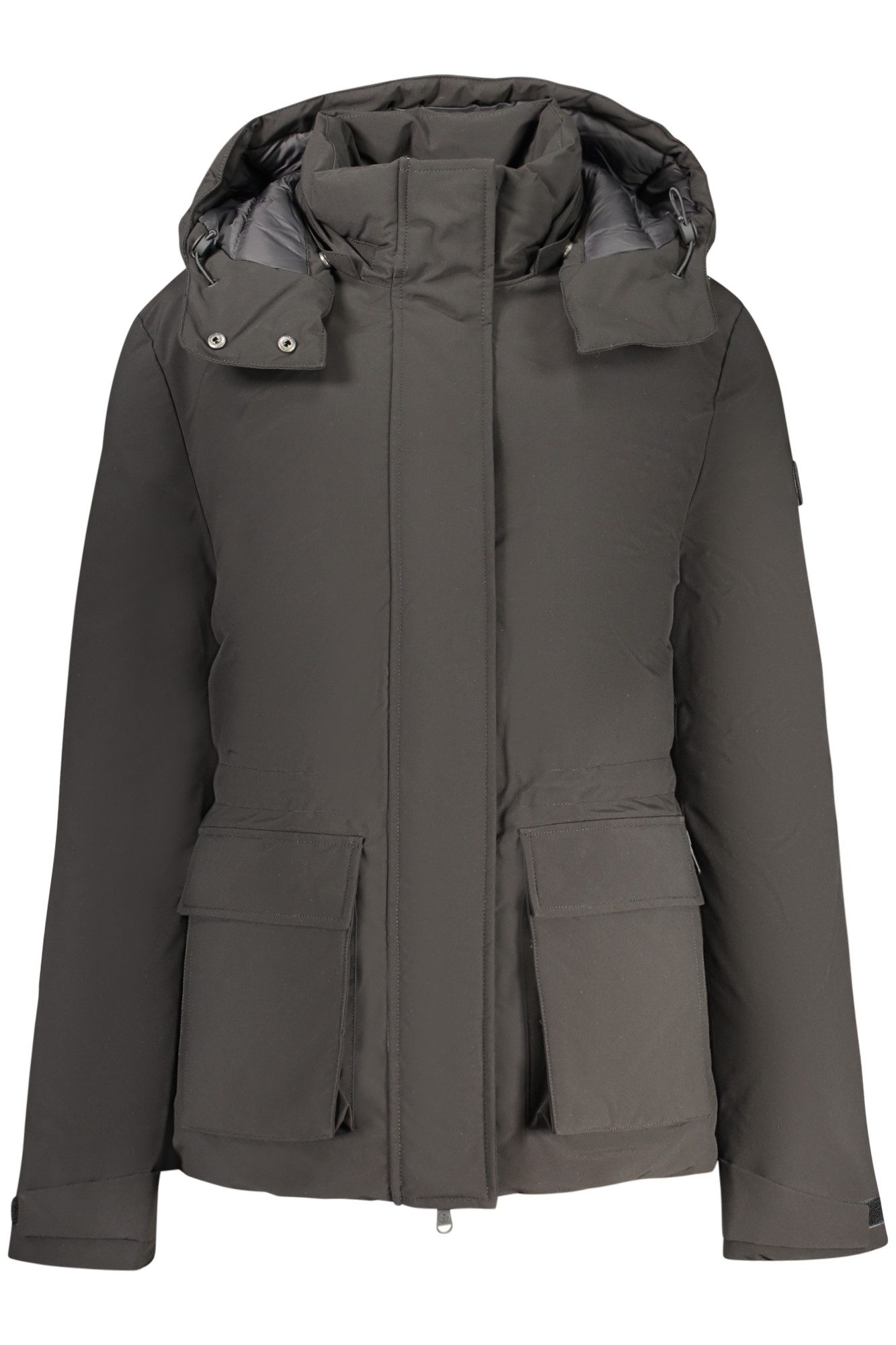 North Sails Outdoorjacke Damen Parka, Schwarz: Wasserabweisend & Umweltfreundlich - Kapuze Abne