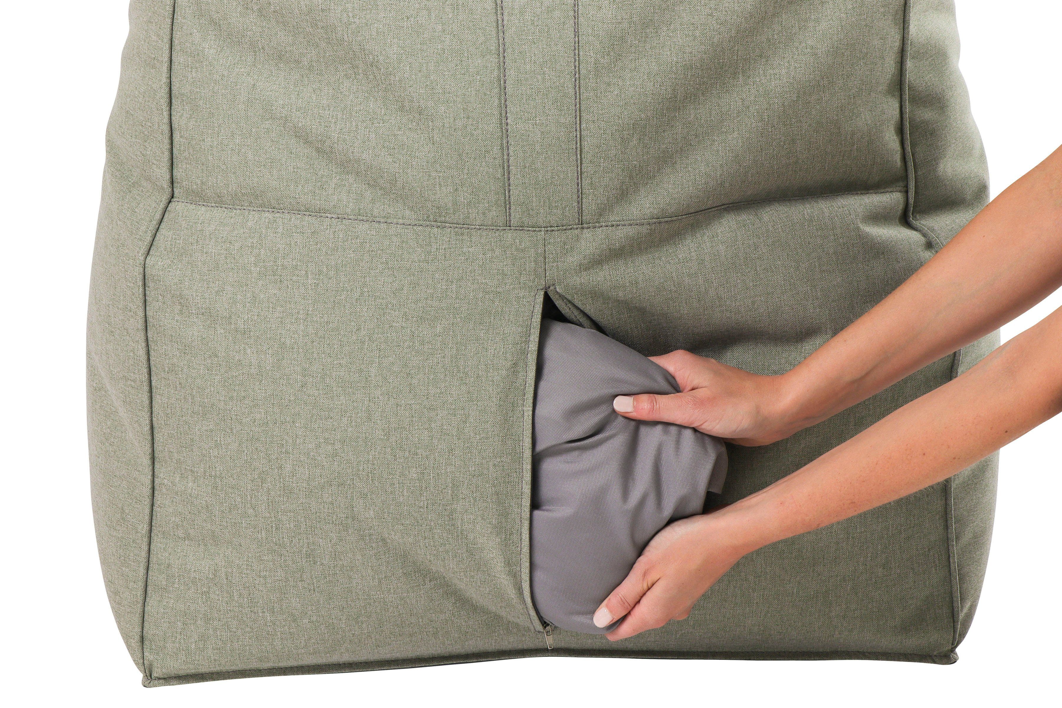 Sitzsack verschiedenen Outdoor, Siena Farben coolmint Indoor FLOW.U, erhältlich & in Garden